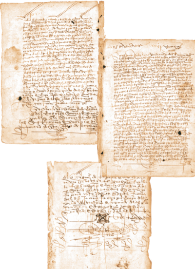 Imágenes del poder otorgado por doña Inés de Bendaña a don Gonzalo de Ulloa Imágenes del poder otorgado por doña Inés de Bendaña a don Gonzalo de Ulloa